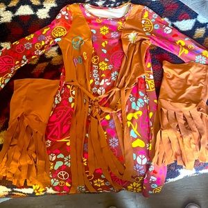 Girls Hippie 60 or 70’s Dress